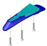 Load image into Gallery viewer, Sabfoil / Moses Front Wing Adapter for Fliteboard
