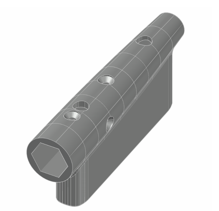 Axis Front Wing Adapter for Waydoo (Black Series)