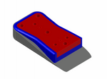 Load image into Gallery viewer, Axis Red Series Front Wing Adapter for Fliteboard
