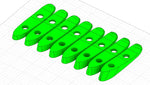 Load image into Gallery viewer, Eight Stab fins for the Conical mast
