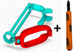 Load image into Gallery viewer, EFS FoilCam-eFoil Remote Selfie Stick Adapter - Custome Fit for Foil Drive, Fliteboard, Lift, Waydoo &amp; More
