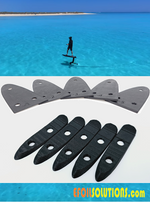 Load image into Gallery viewer, Stabilizer and front wing shims-.stl Files-Print your own shims: "Negative" numbered shims for Fliteboard
