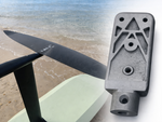 Load image into Gallery viewer, Axis Red Series Front Wing Adapter for Fliteboard C Mast
