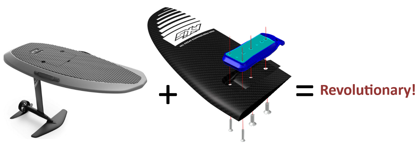 Axis Black Series Front Wing Adapter for Waydoo