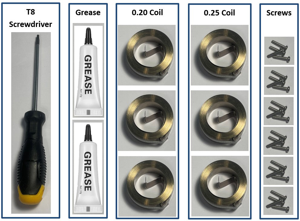 FoilSolutions Coil Replacement and leash maintenance Kits