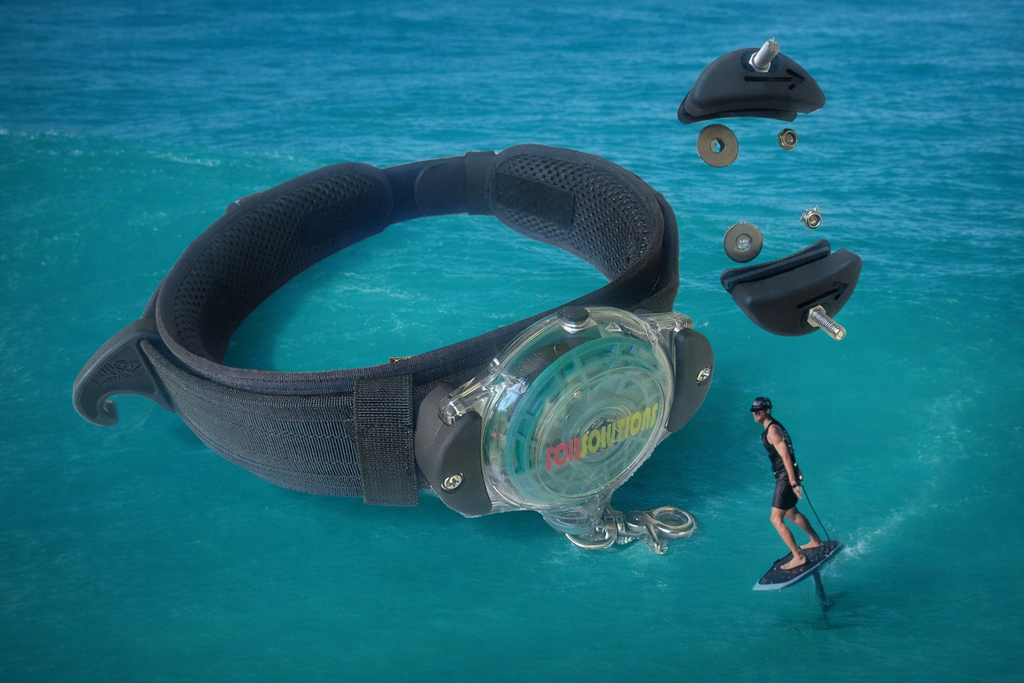 Retractable eFoil Leashes | FoilSolutions Safety Leash Systems