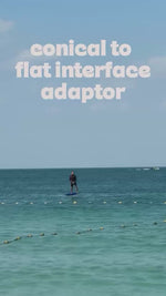 Load and play video in Gallery viewer, Fliteboard Standard Interface Wing Adapter for C Mast | Use Standard Wings on Conical Mast
